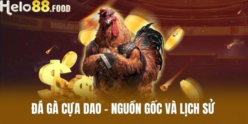 Đá gà cựa dao - Nguồn gốc và lịch sử