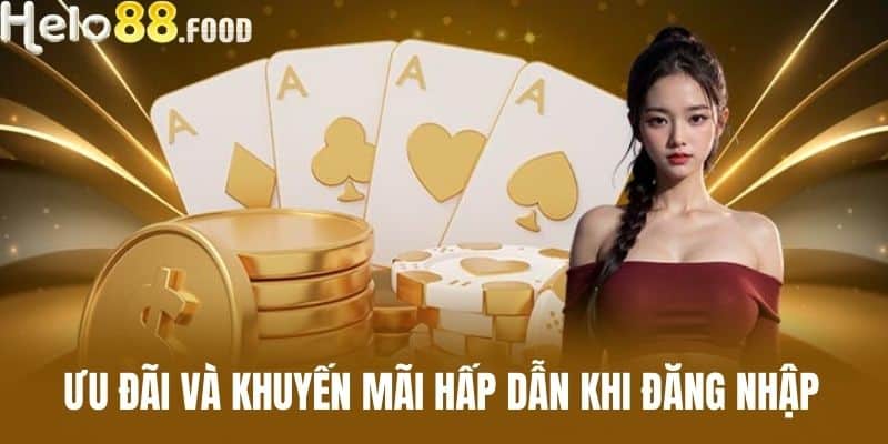 Ưu đãi và khuyến mãi hấp dẫn khi đăng nhập